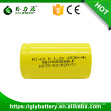 Ni-CD Rechargeable Battery A/AA/AAA/SC/C/D4500mah Size